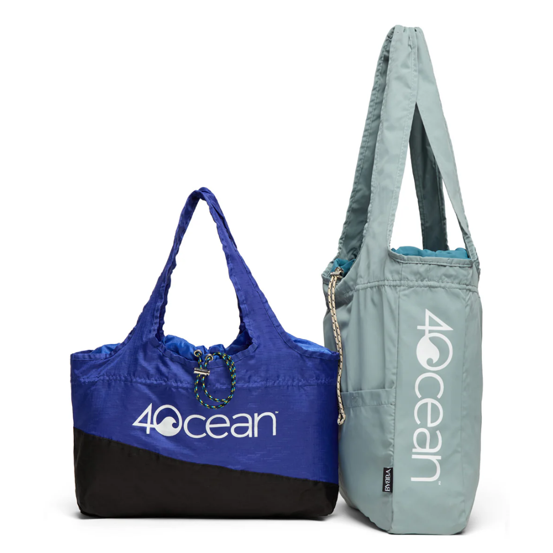 Bybba X 4Ocean The Balos Misty Blue Reusable Tote Bag