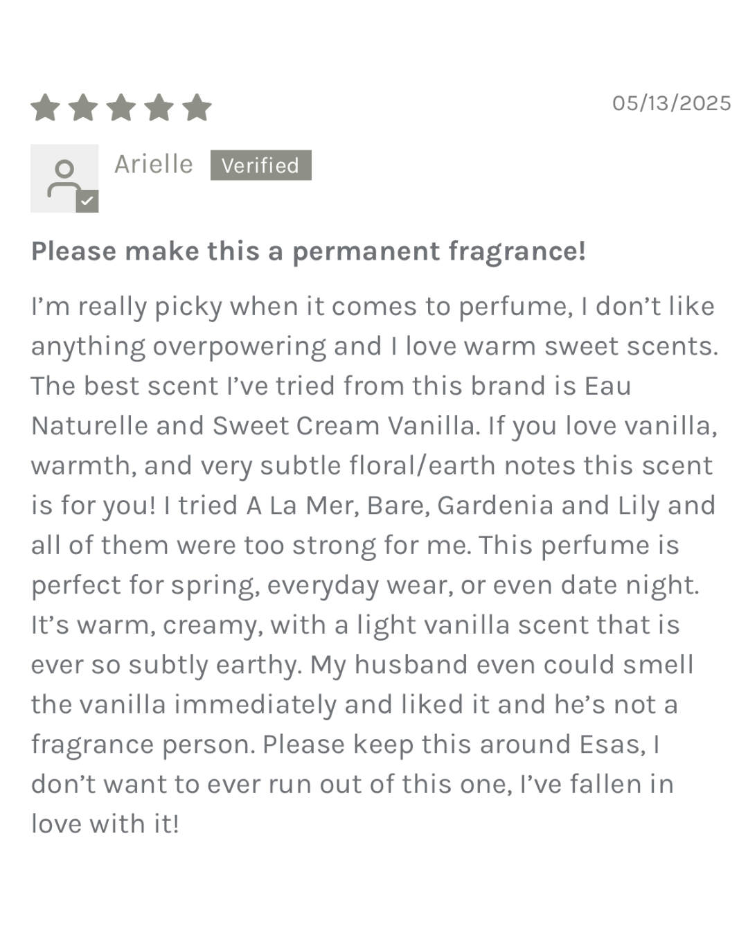 Iris Milk Fragrance
