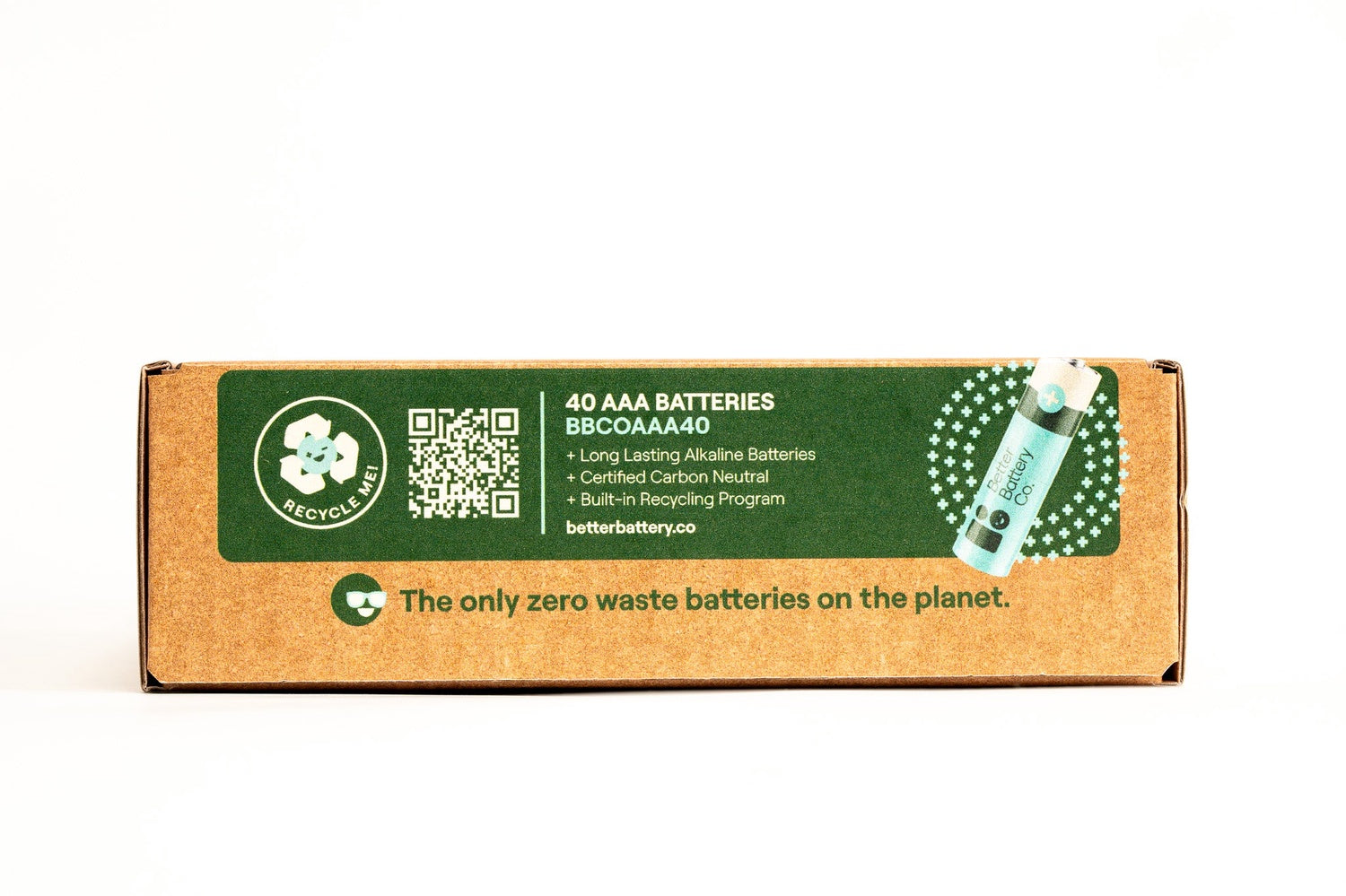 BetterBattery Eco AAA Batteries – 40 Pack