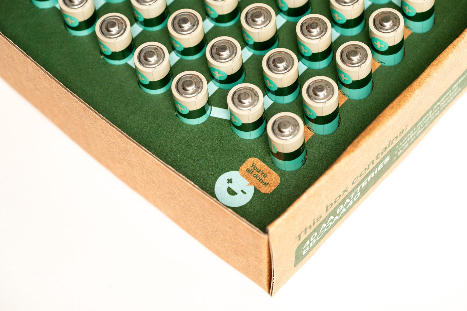 BetterBattery Eco AA Batteries – 40 Pack