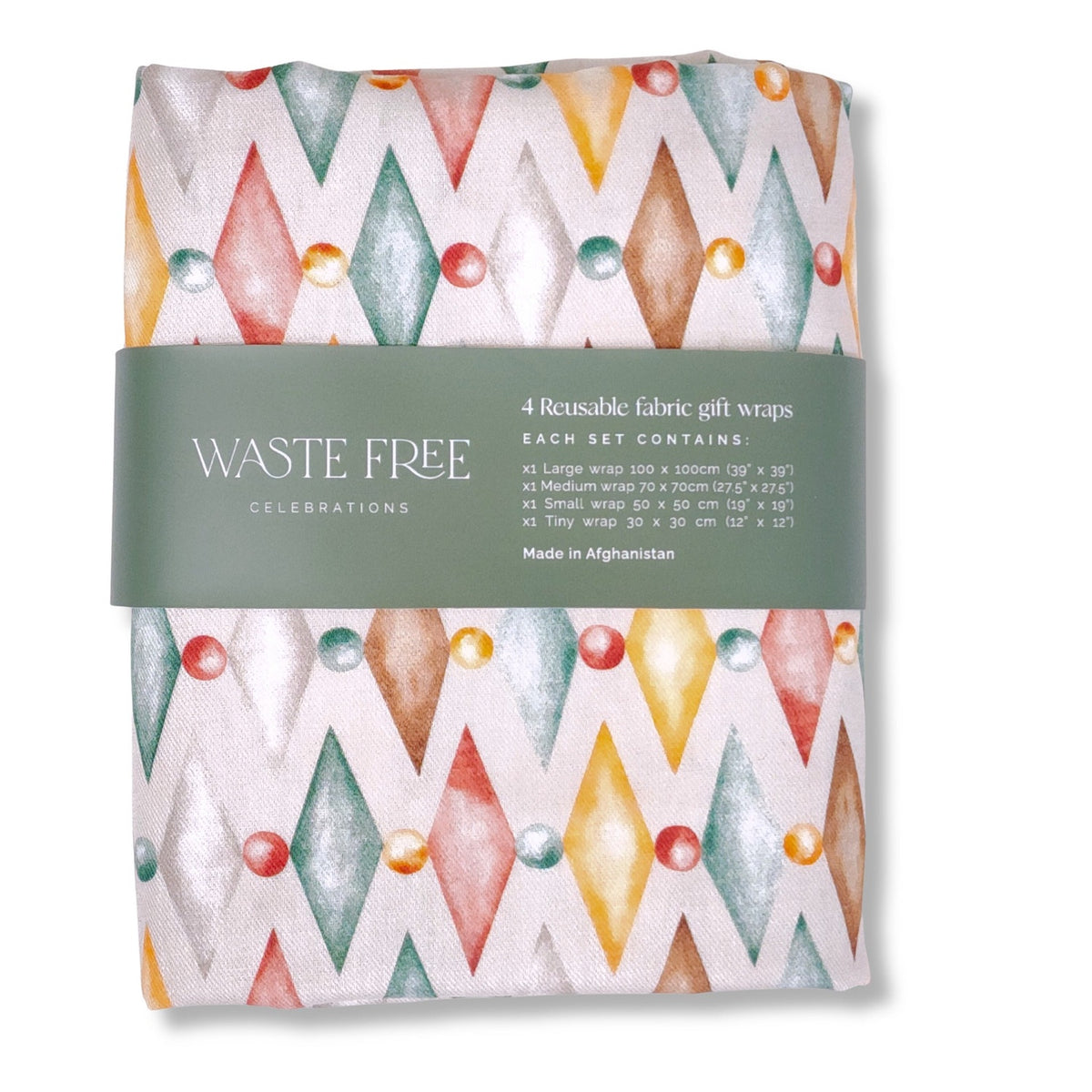 Nutcracker Harlekin - 4 Furoshiki Gift Wraps