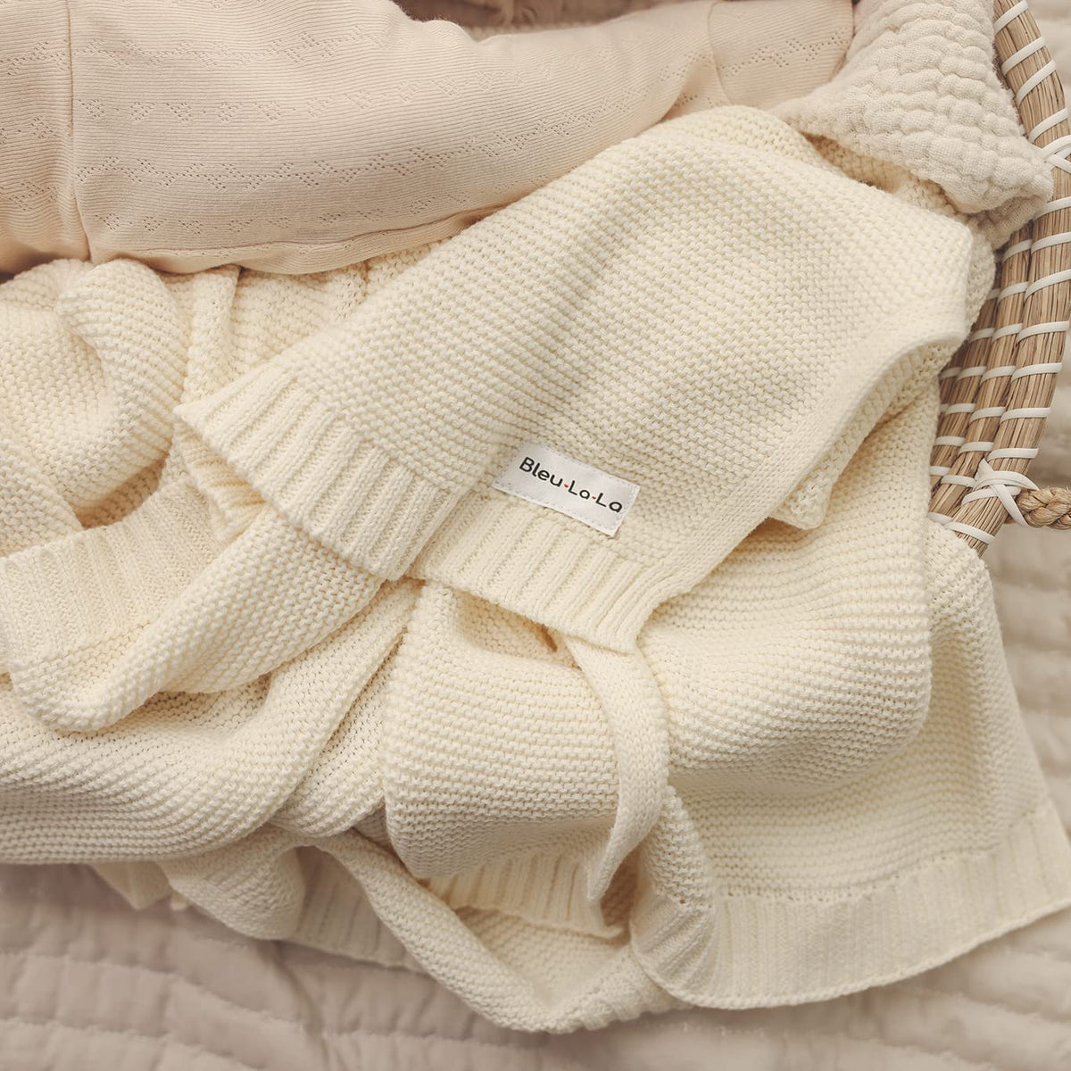 Heritage Organic Cotton Knit Baby Blanket
