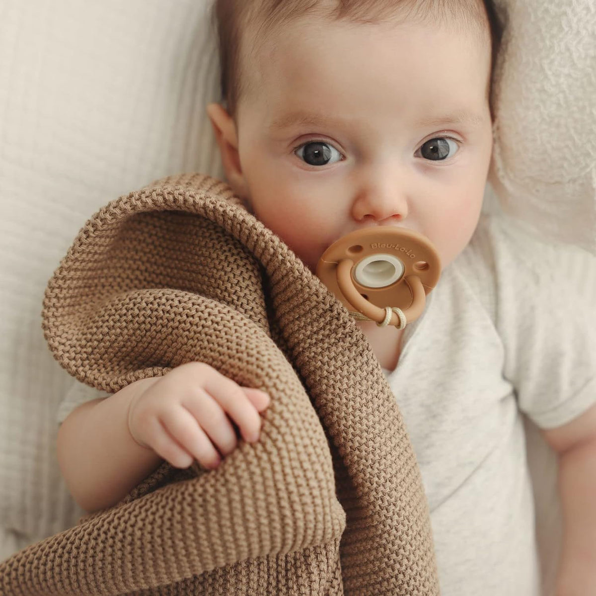 Heritage Organic Cotton Knit Baby Blanket