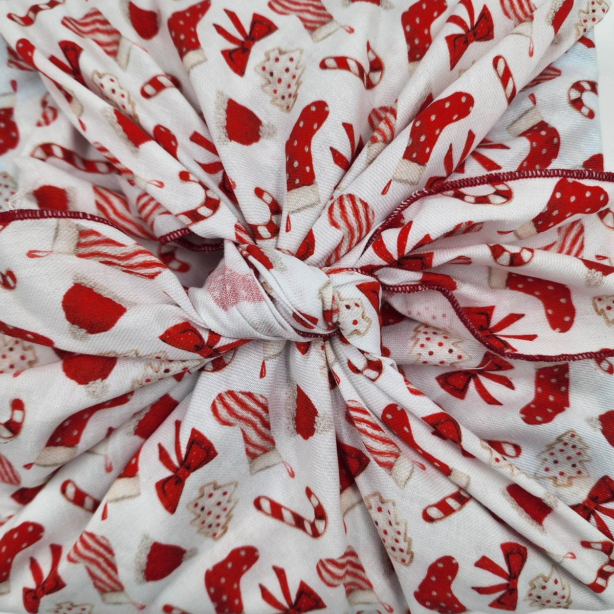 Christmas Cookies & Candy Furoshiki Gift Wraps - Set of 4