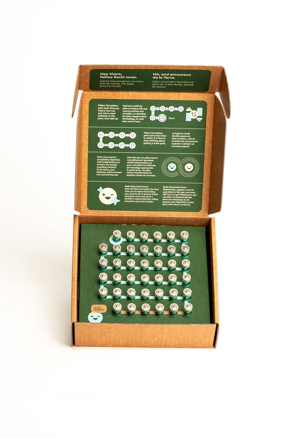 BetterBattery Eco AAA Batteries – 40 Pack