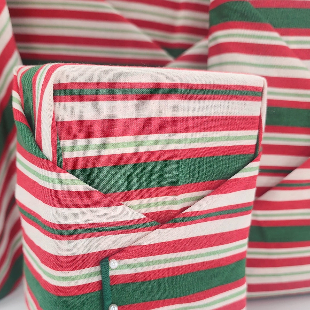 Scandi Julrander - 4 Furoshiki Gift Wraps