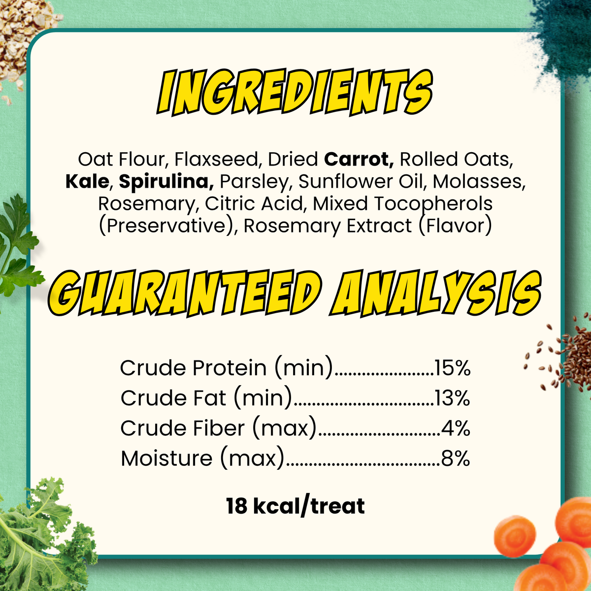 Veggie Dailies with Spirulina, 4-Pack