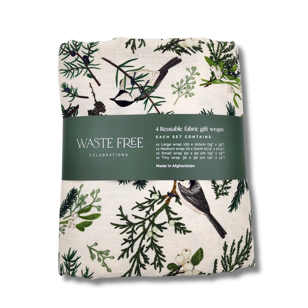 Nadarrach Beathe Coille Furoshiki Gift Wraps - Set of 4