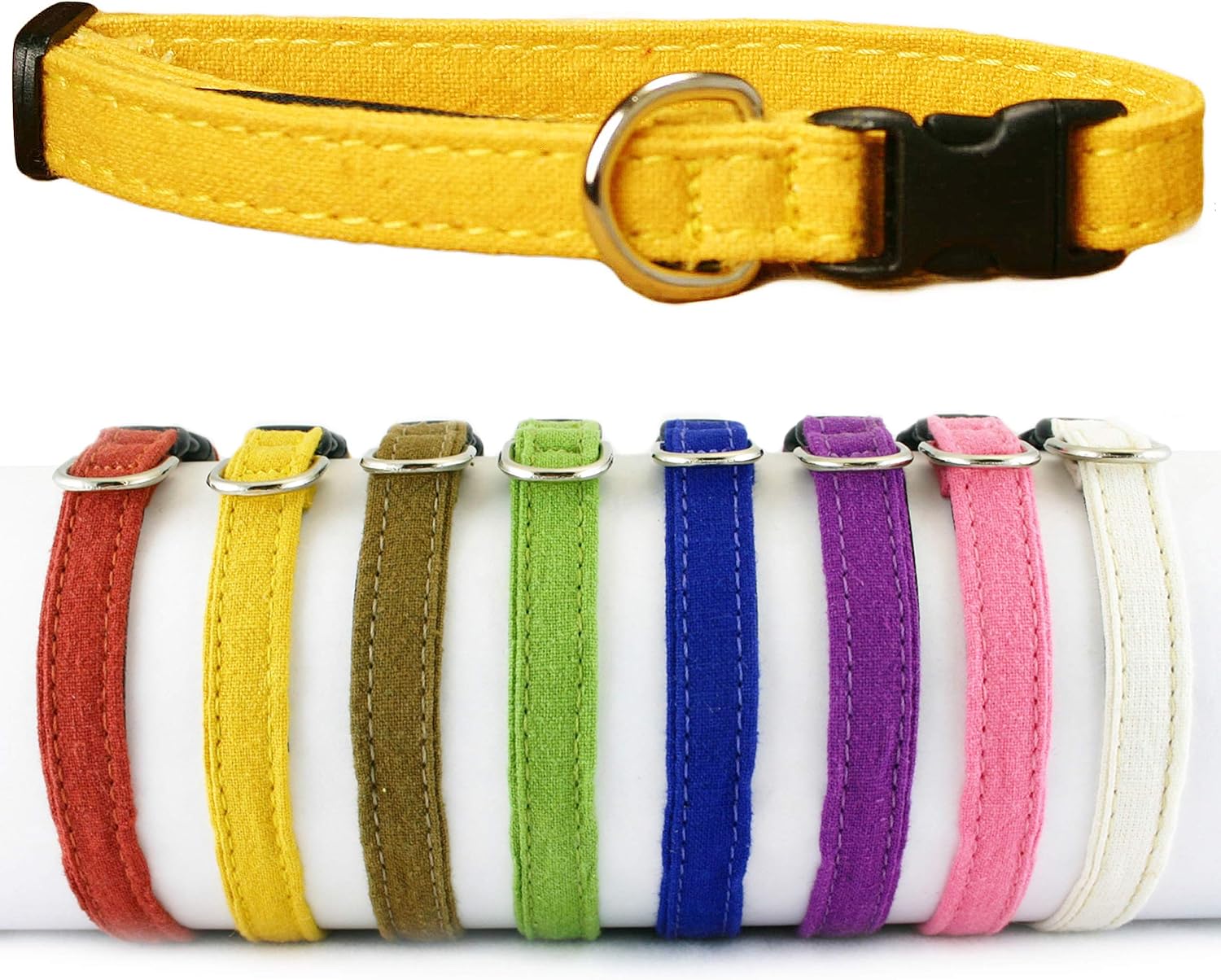 Hemp Cat Collar (Available in 10 colors)