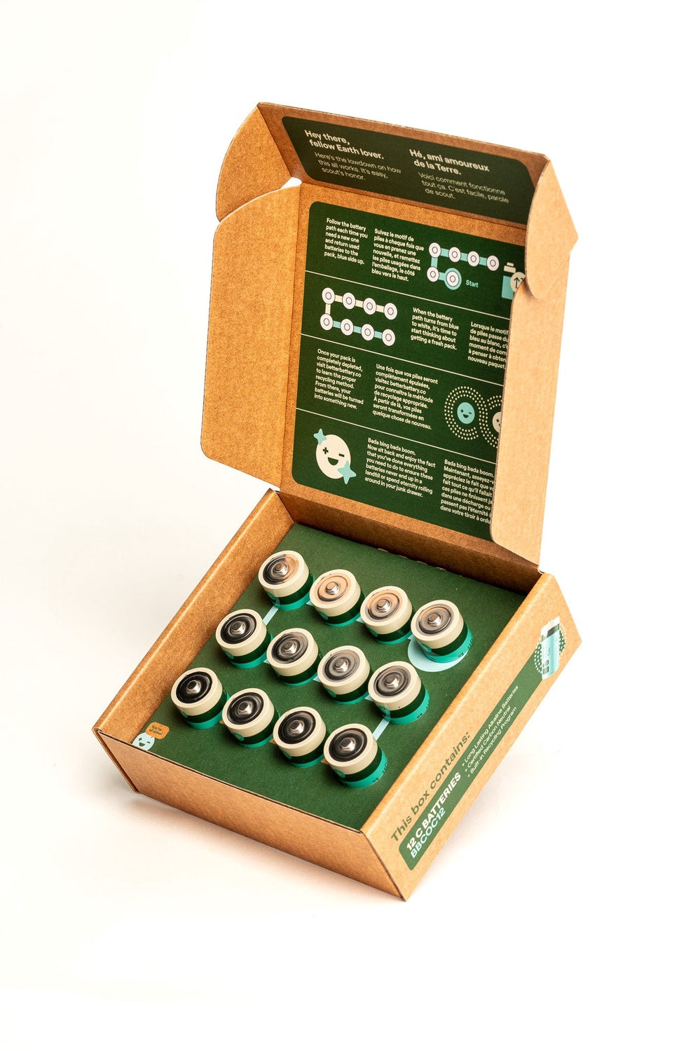BetterBattery Eco C Cell Batteries – 12 Pack