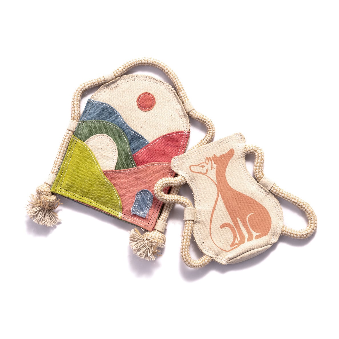 Canvas Puzzle Dog Toy