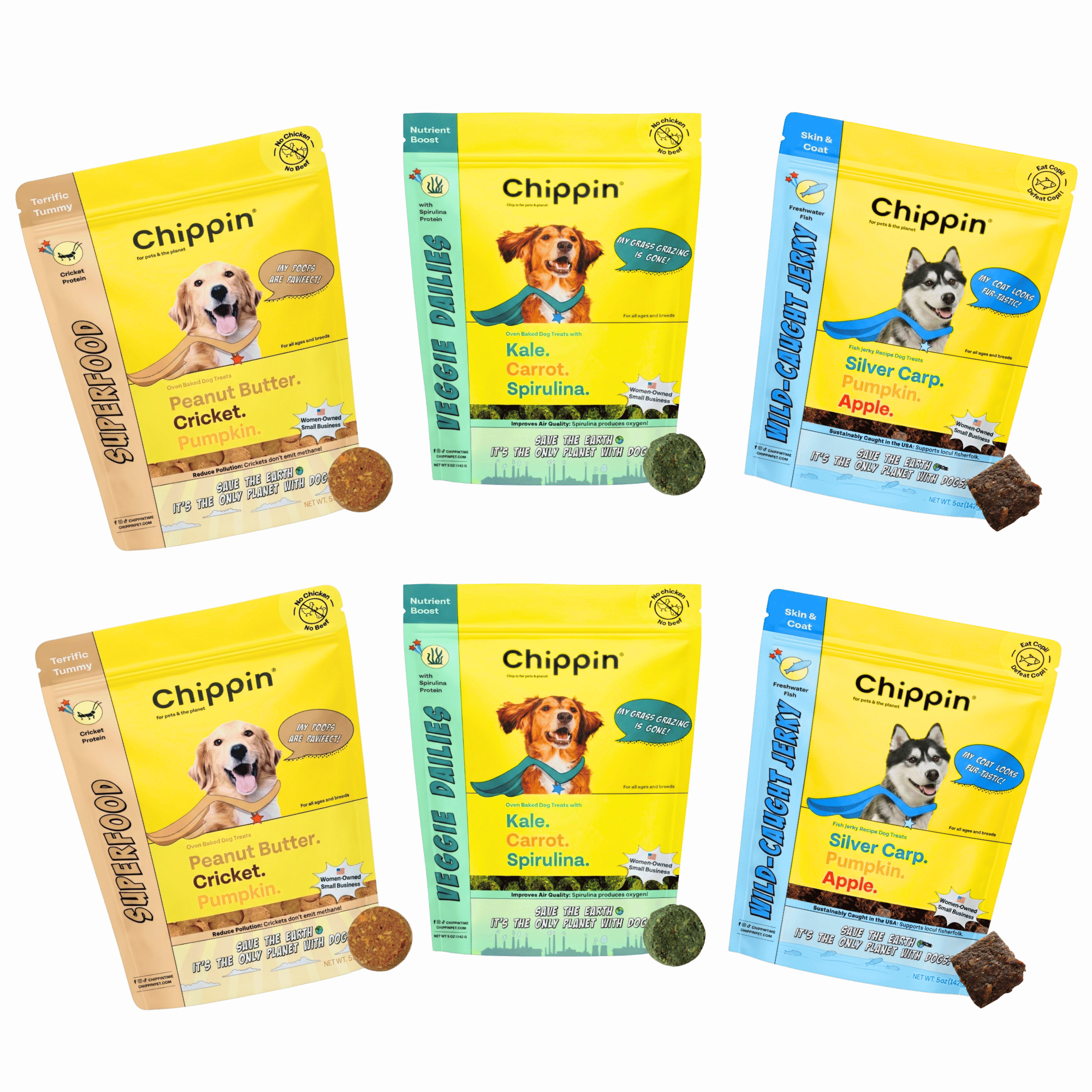 Allergy-Friendly Dog Treats, 6-Pack