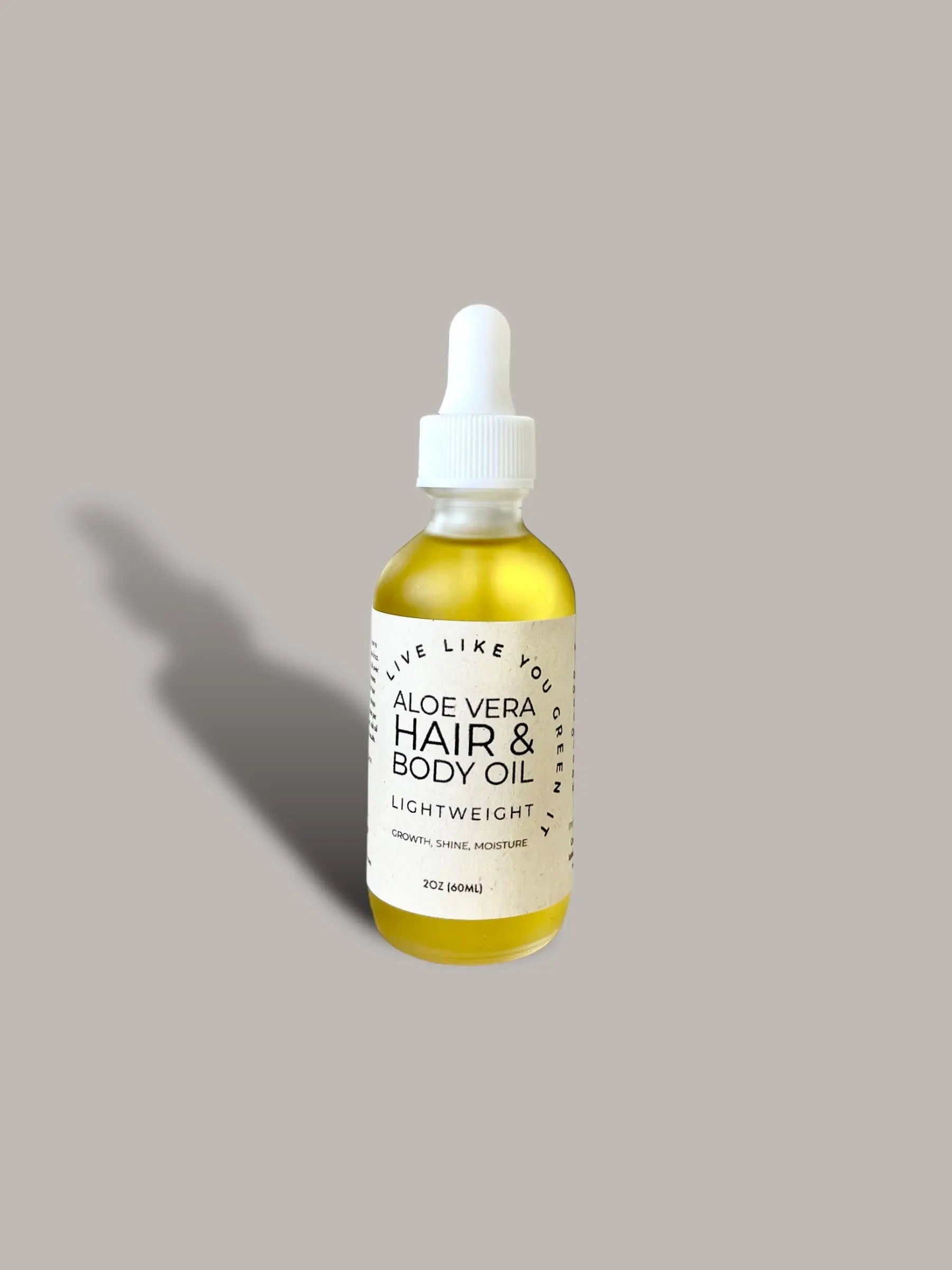 All Natural Aloe Vera Hair and Body Oil
