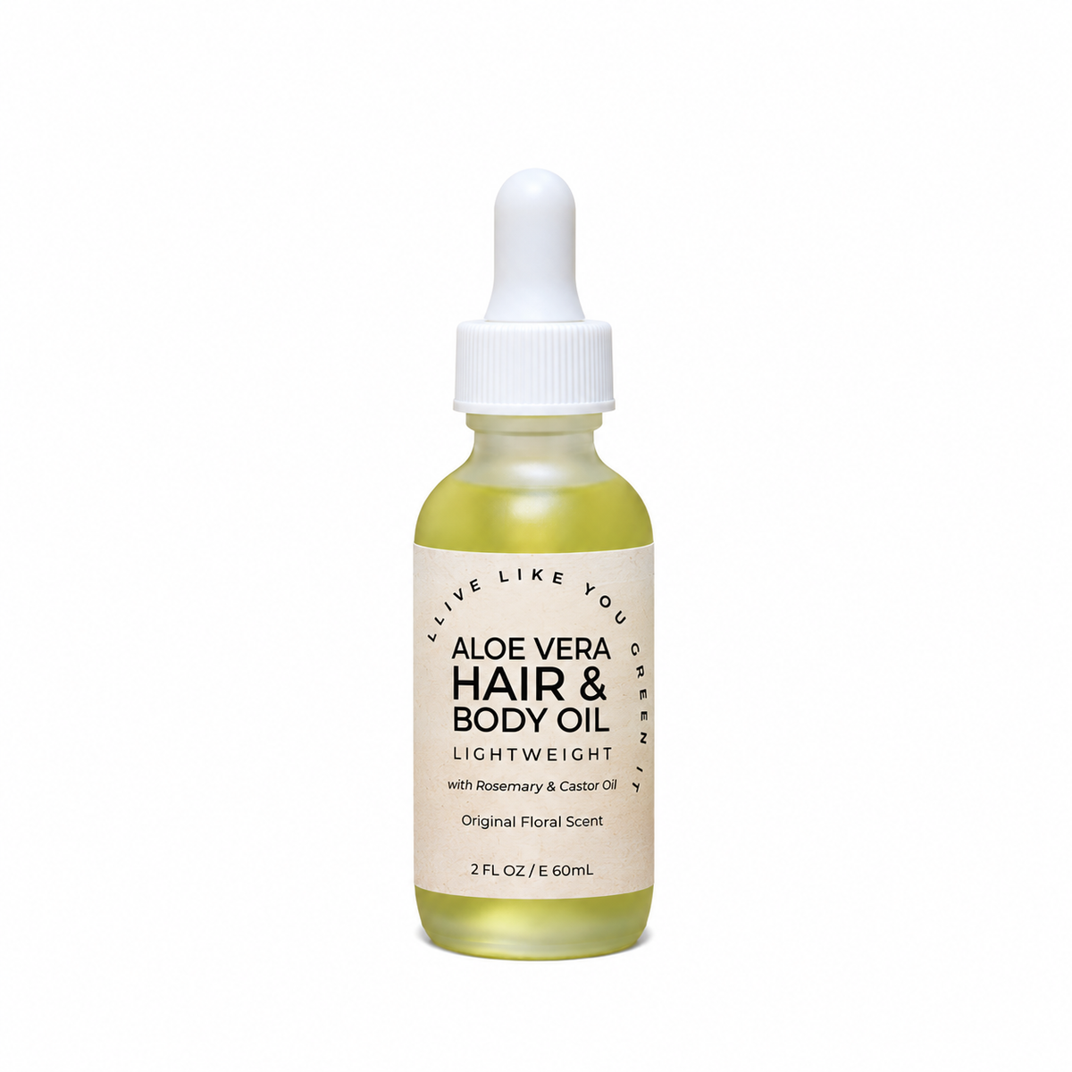 All Natural Aloe Vera Hair and Body Oil