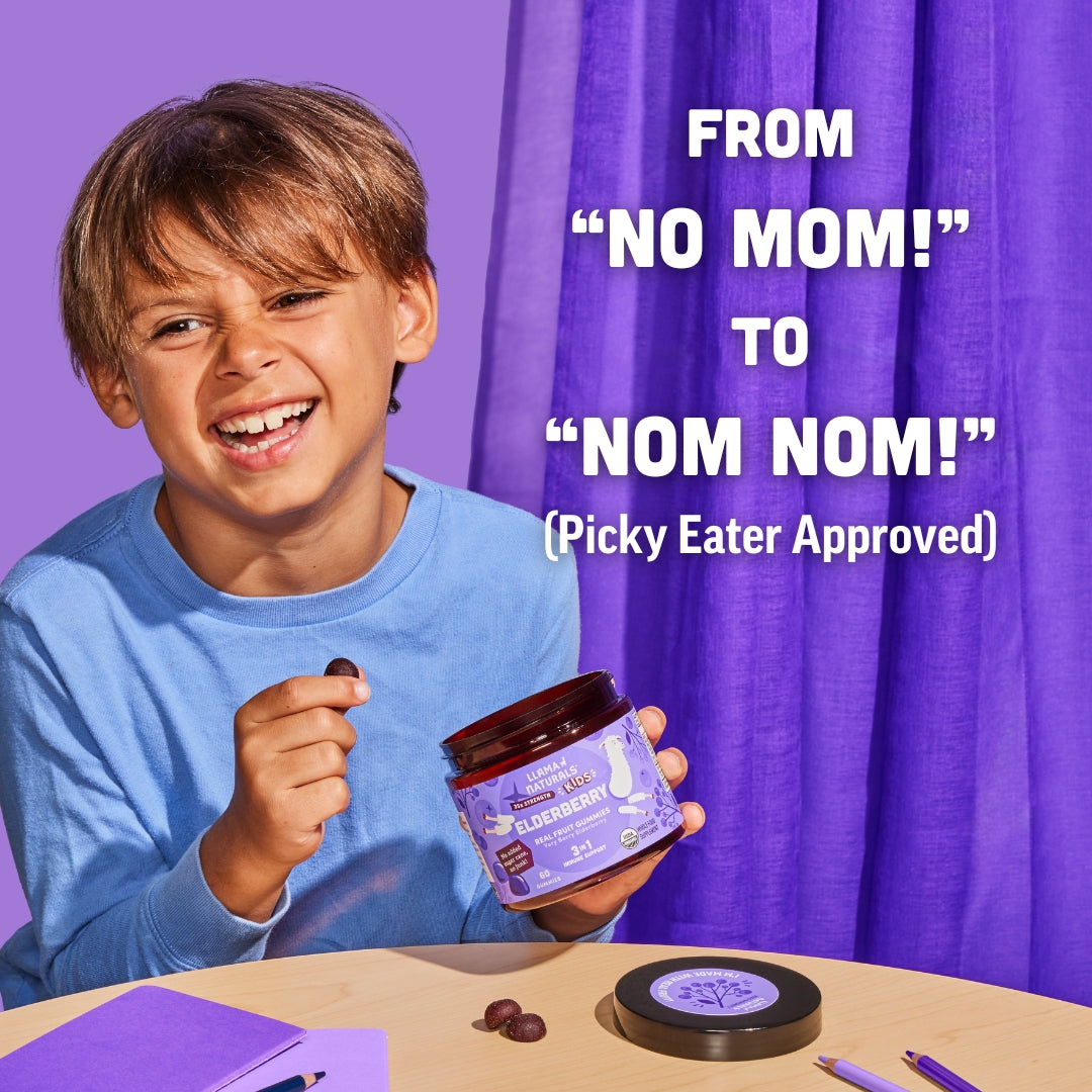 Family Immune Support Bundle - Kids + Adult Elderberry Gummies