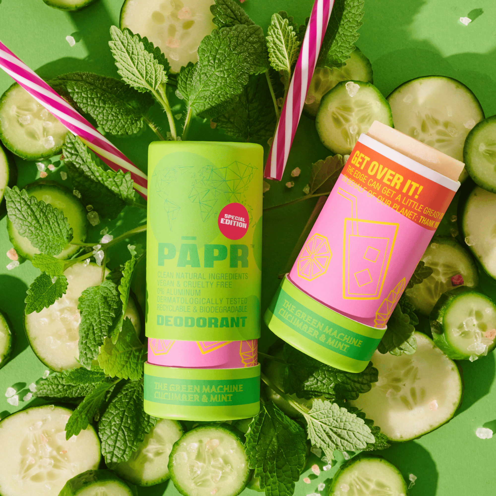 Green Machine Deodorant- Vegan, Aluminum Free