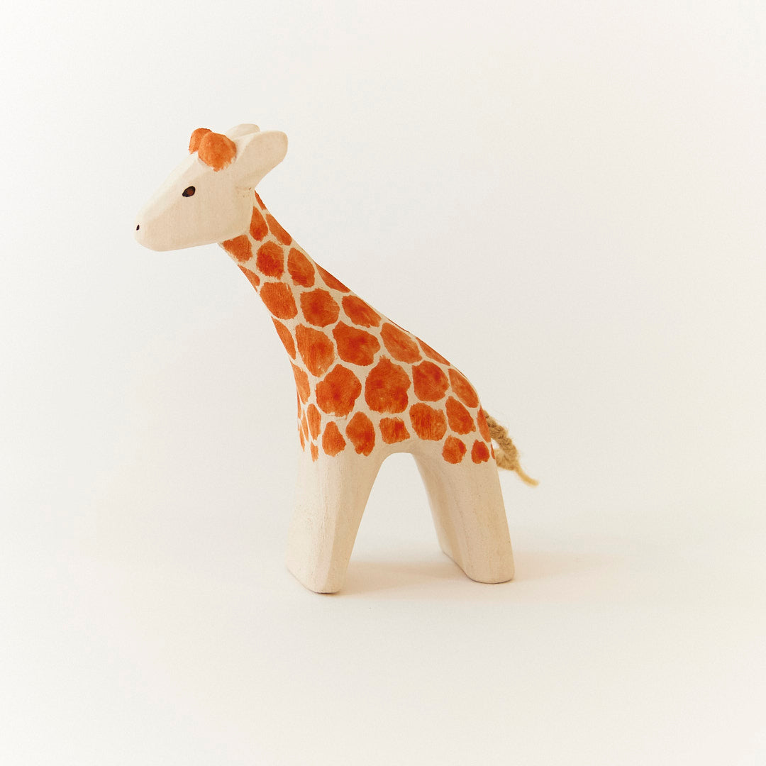Natural Silk & Wooden Animals Safari Play Set