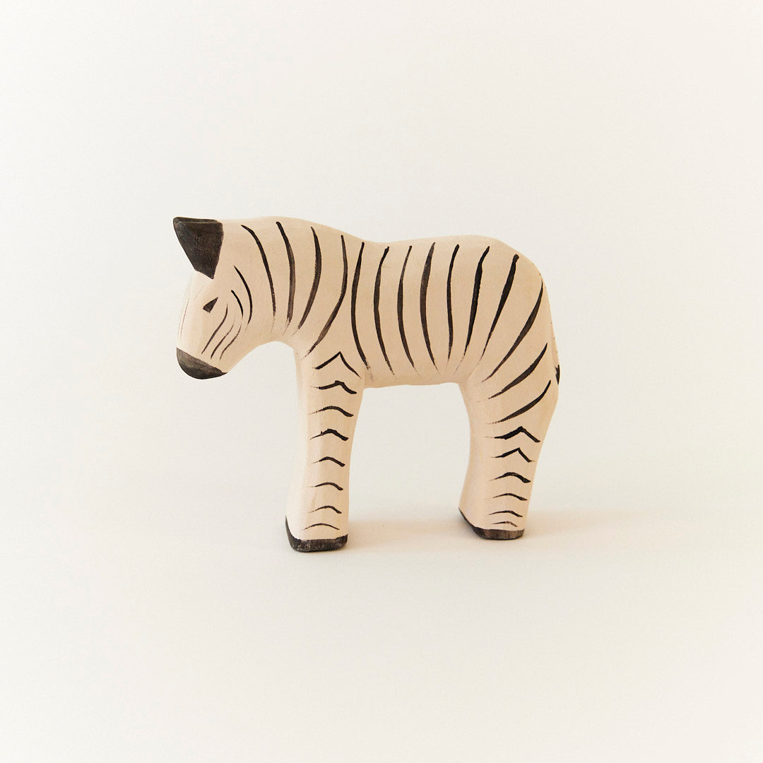 Natural Silk & Wooden Animals Safari Play Set