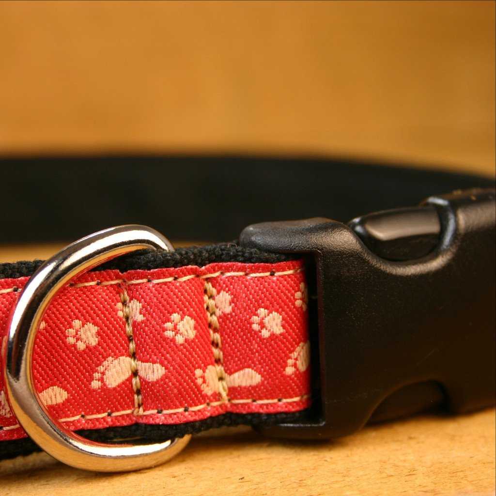 Hemp Dog Collar Best Friend Red