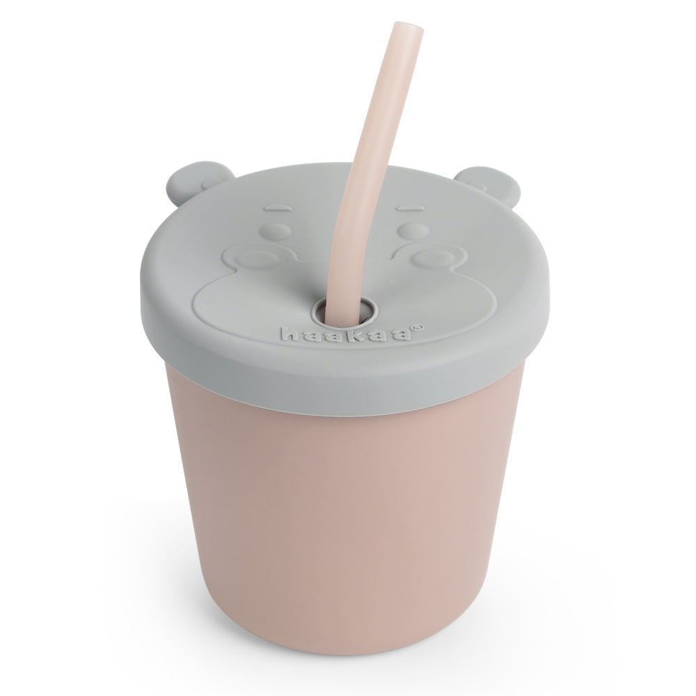 Haakaa Jolly Hippo Silicone Sippy Cup 1 pk