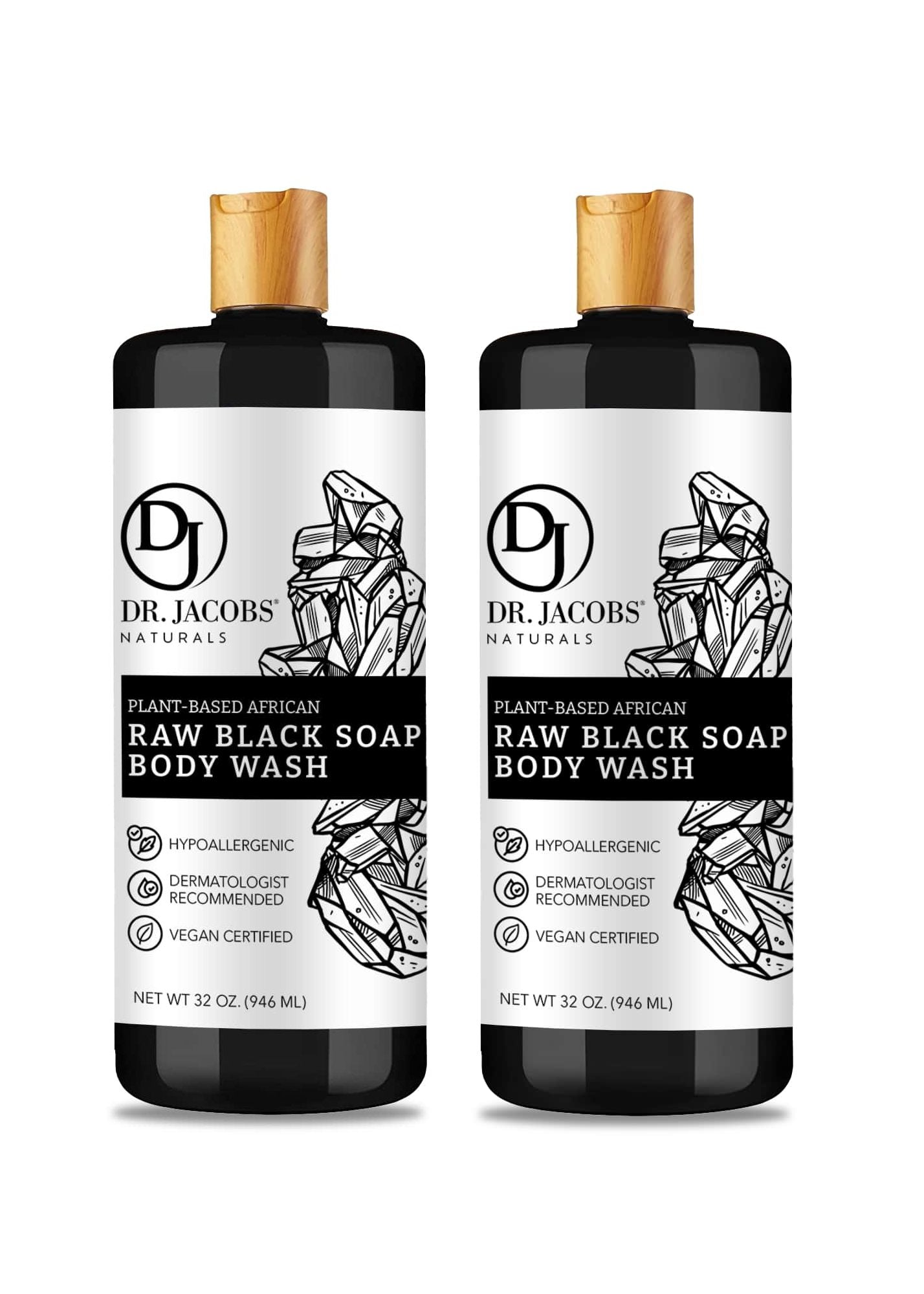 Dr. Jacobs Naturals Raw Black Soap