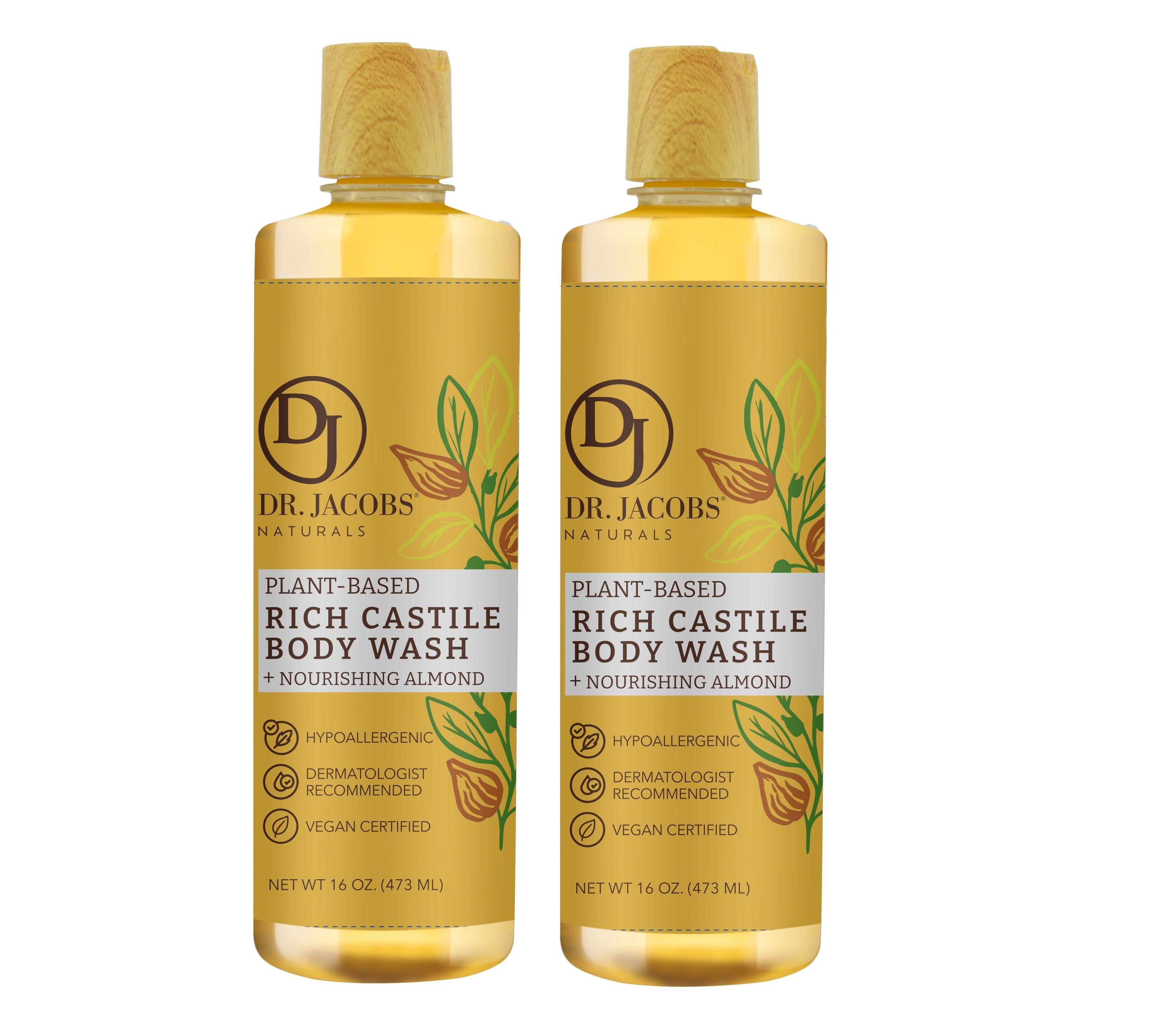 Dr. Jacobs Naturals Almond Castile Body Wash