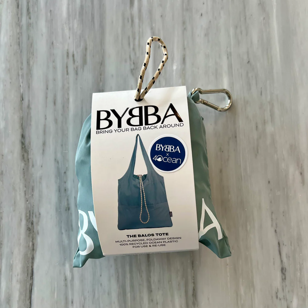 Bybba X 4Ocean The Balos Misty Blue Reusable Tote Bag