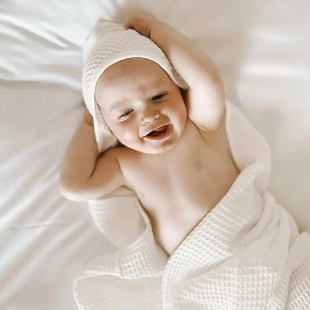 Waffle Hooded Baby Towel