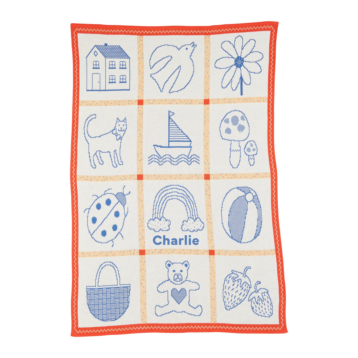 Biquette Baby's Things Knit Midi Blanket - Artist Collection