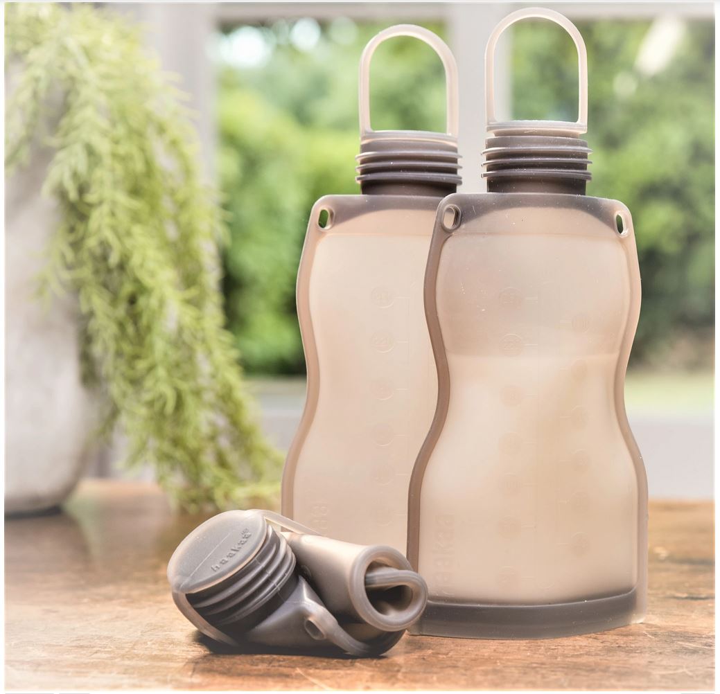 Haakaa Silicone Milk Storage Bag & Sippy Spout Combo