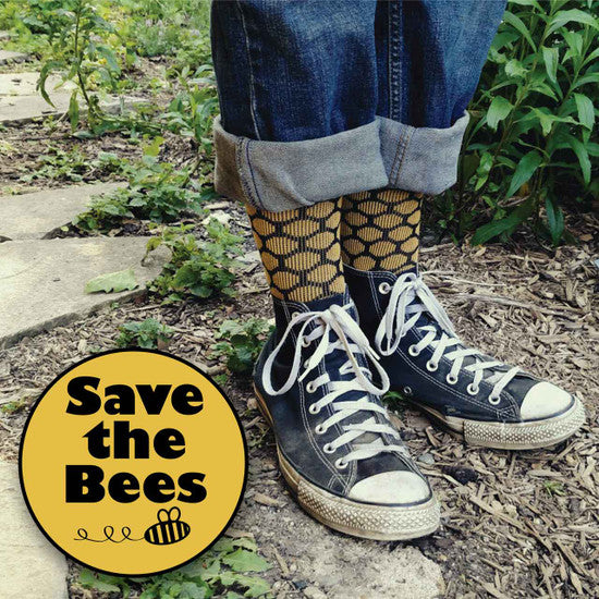 Organic Cotton Beekeeper Dress Socks