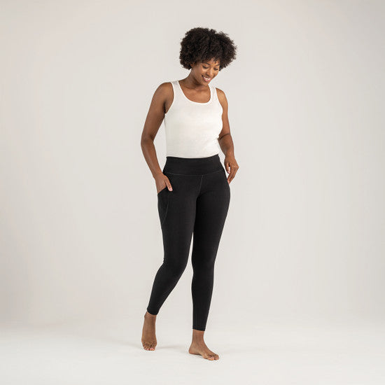 Organic Cotton Blackout Leggings Ankle