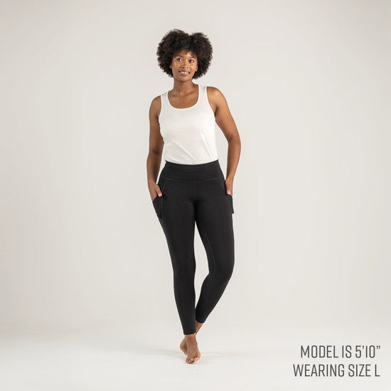 Organic Cotton Blackout Leggings Ankle