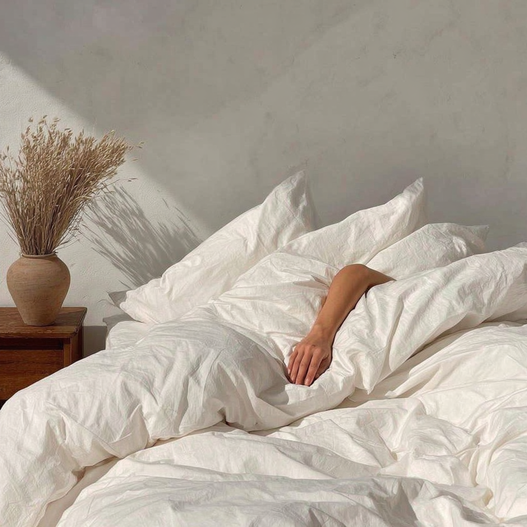 Undyed Organic Cotton Duvet Cover