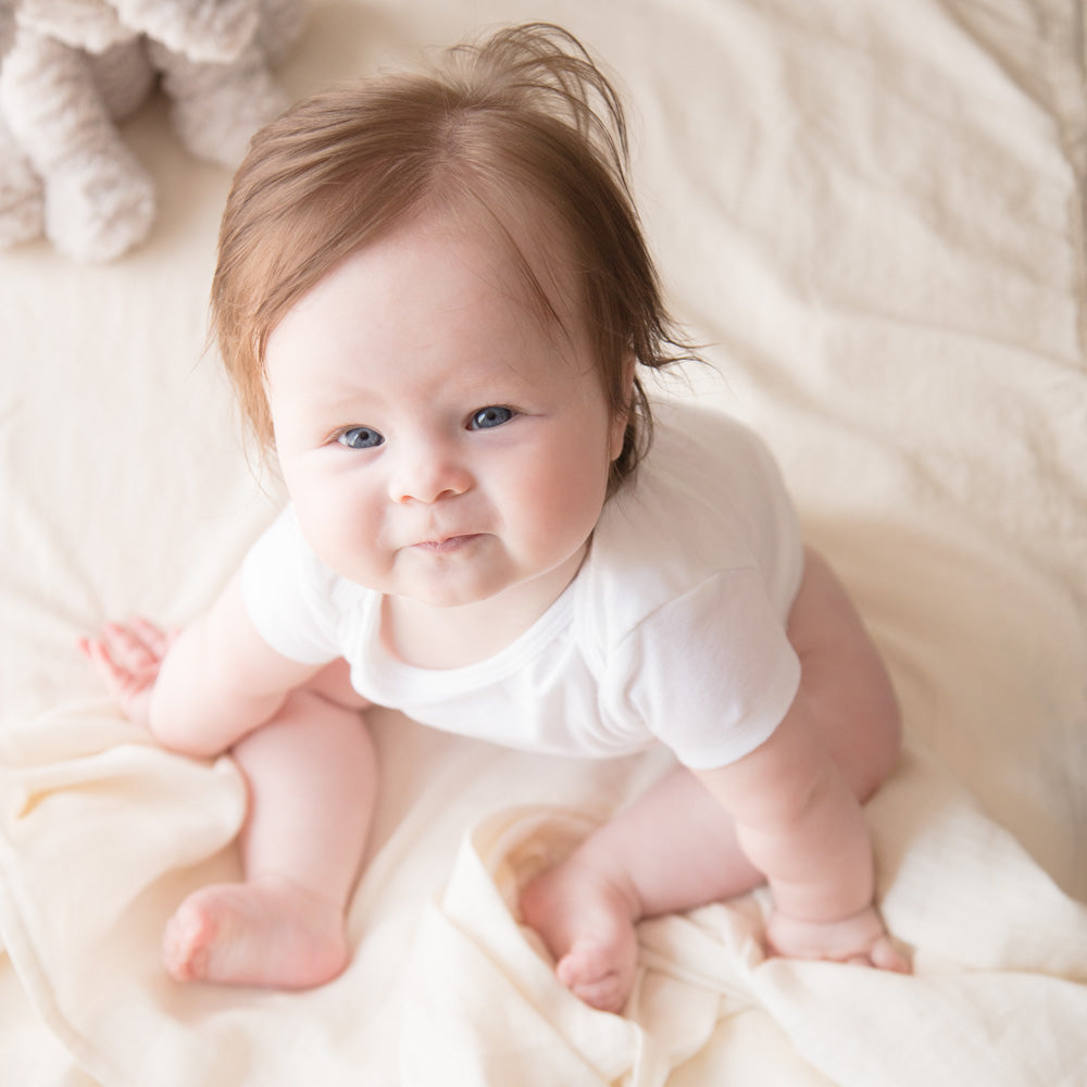 Organic Cotton Sateen Crib Sheet