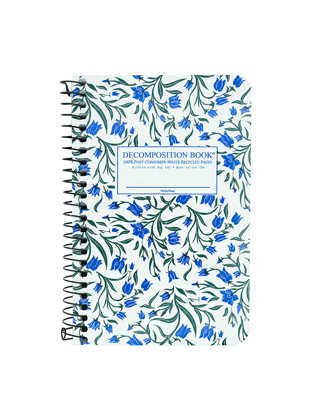Pocket Sized Ruled Spiral Decomposition Notebook