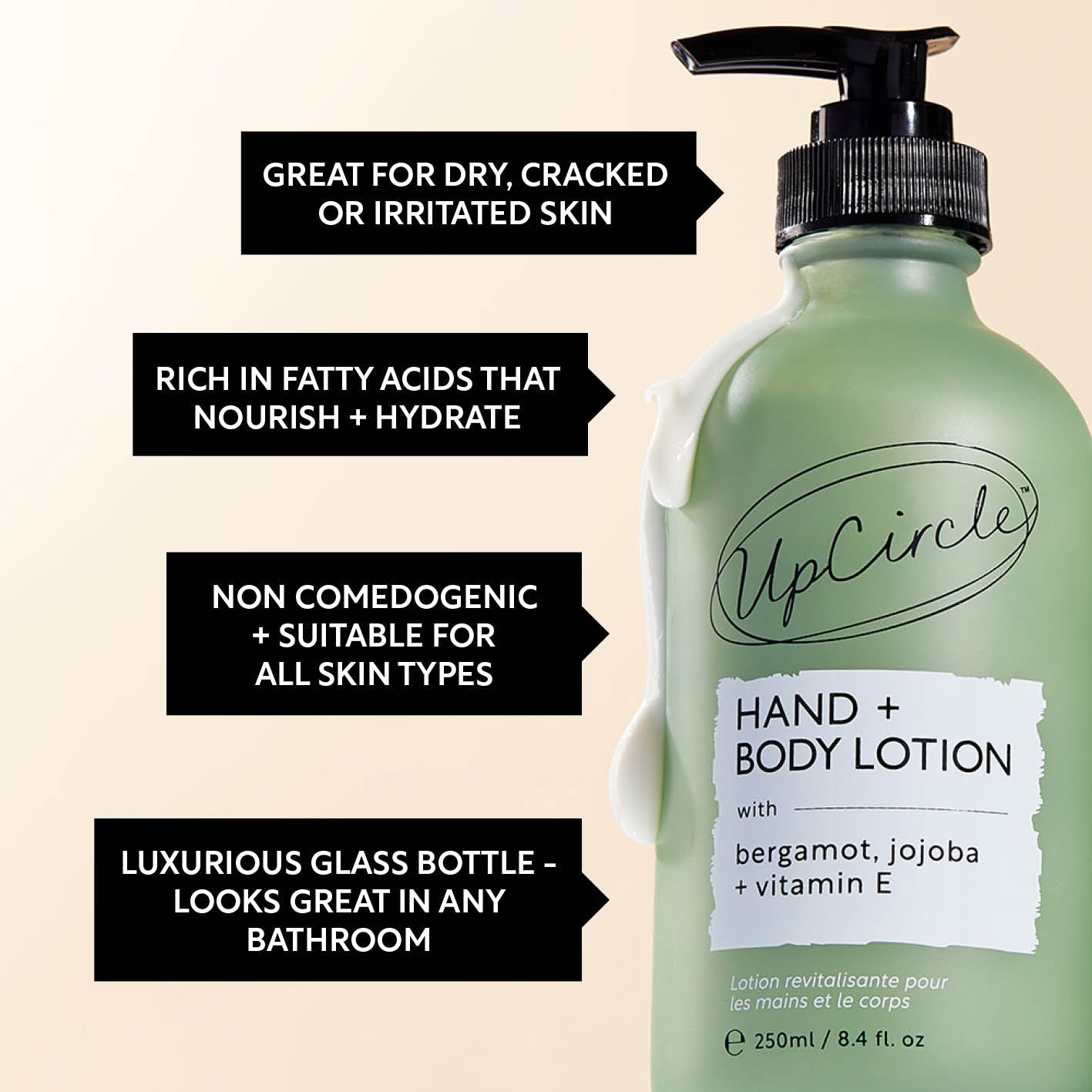 Hand + Body Lotion with Bergamot Water