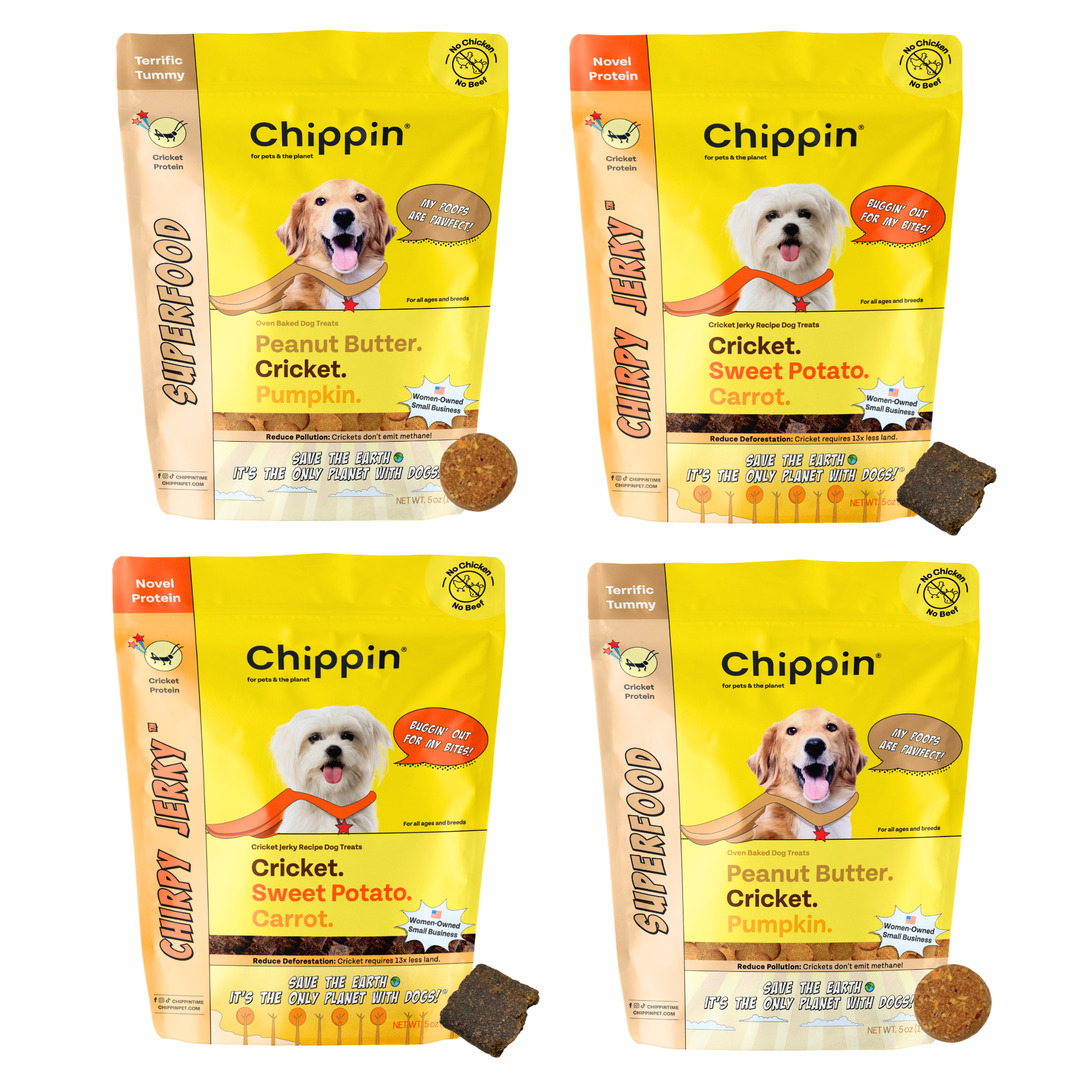Gut-Healthy Dog Treat Variety Bundle