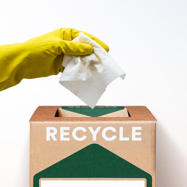 Synthetic Disinfectant Wipes - Zero Waste Box