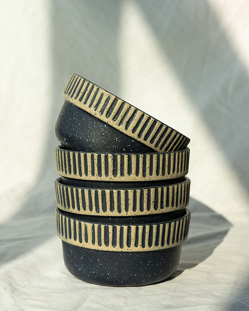 Stoneware Stackable Bowl