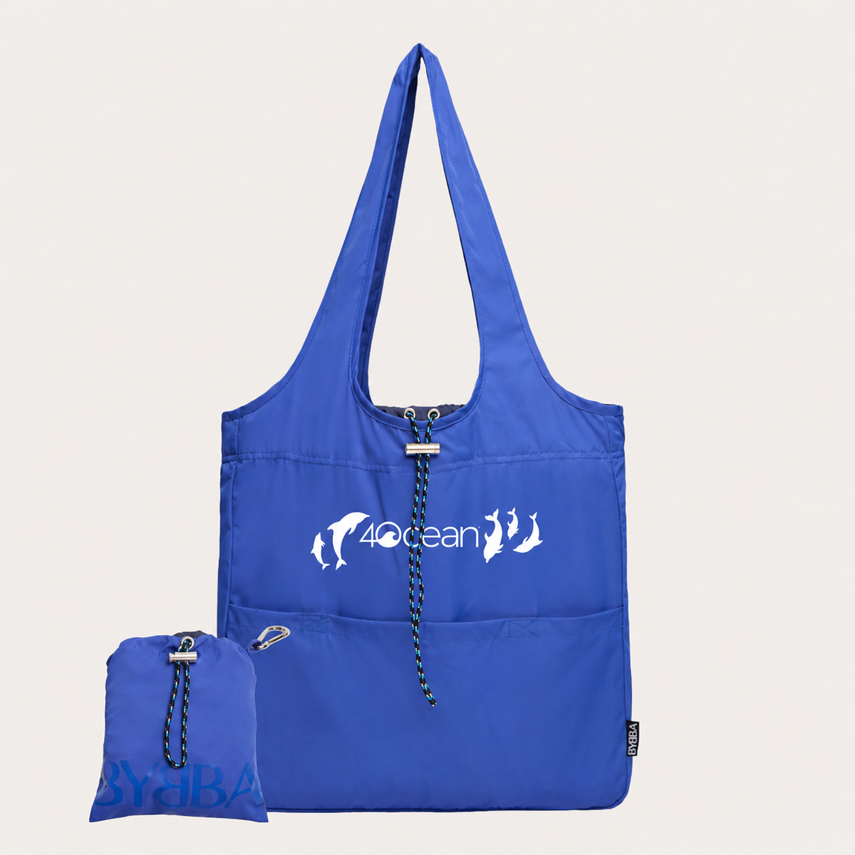 BYBBA x 4Ocean The Balos Cobalt Wave Reusable Tote Bag