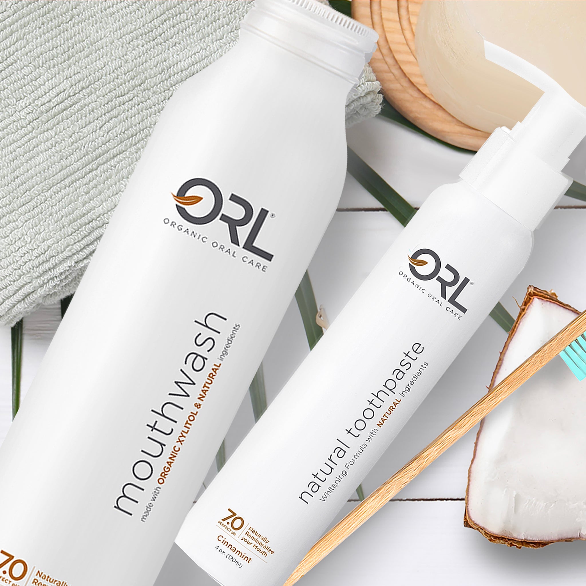 ORL Cinnamint Bundle - Natural Toothpaste & Mouthwash