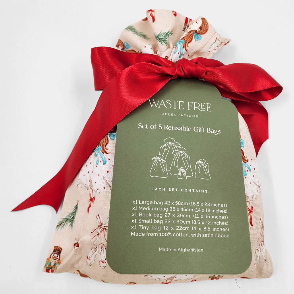 Nutcracker Clara Tanzt (Reusable Gift Bag Set)