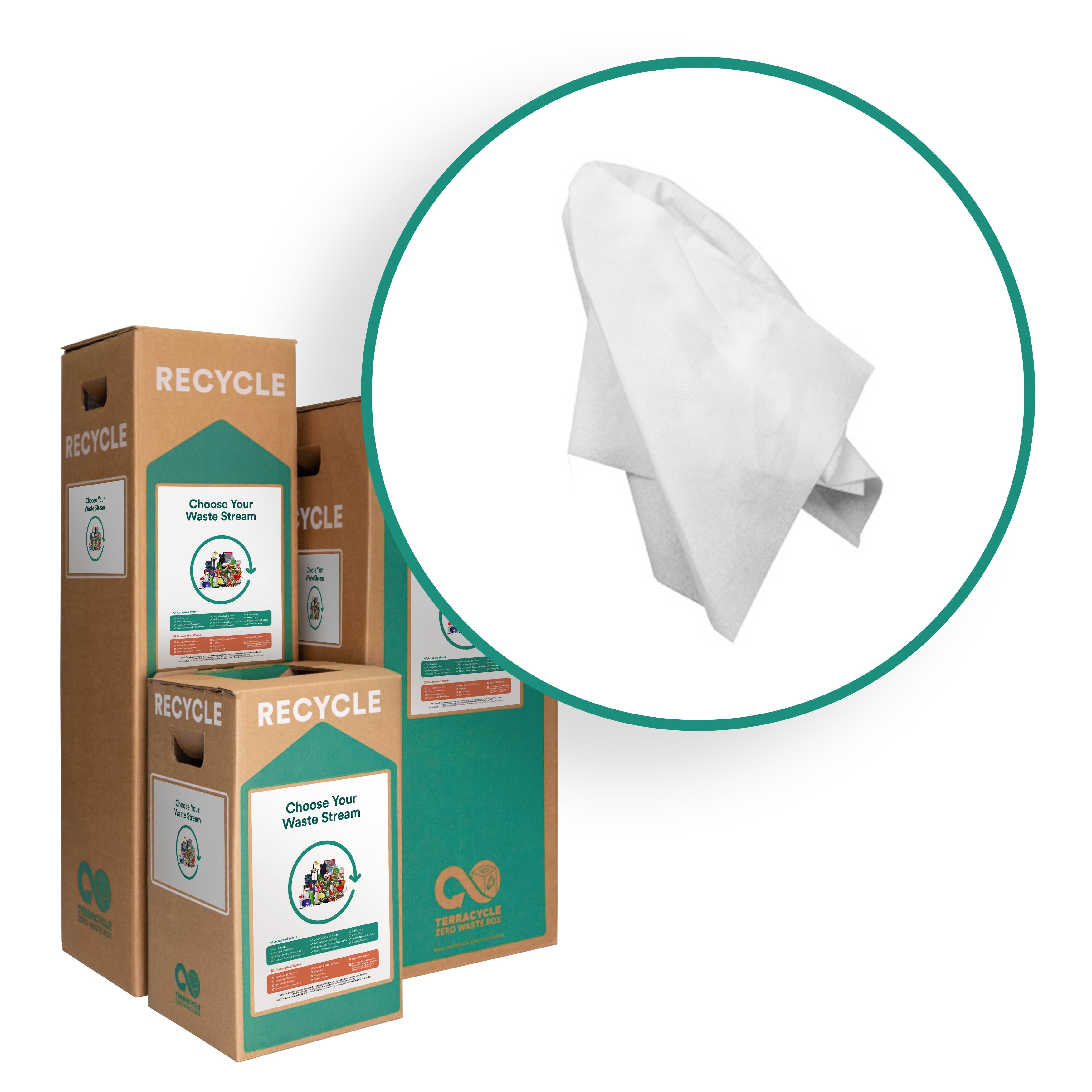 Synthetic Disinfectant Wipes - Zero Waste Box