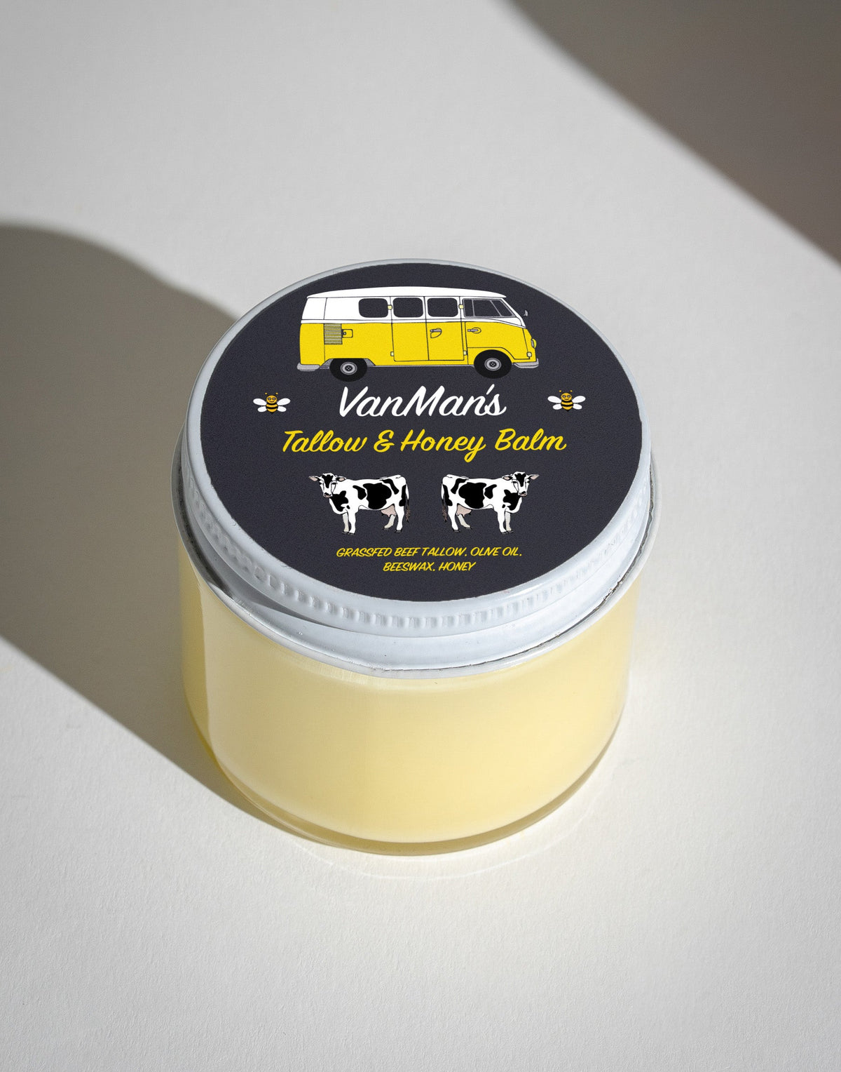 Tallow & Honey Face Balm - Classic, No Essential Oils