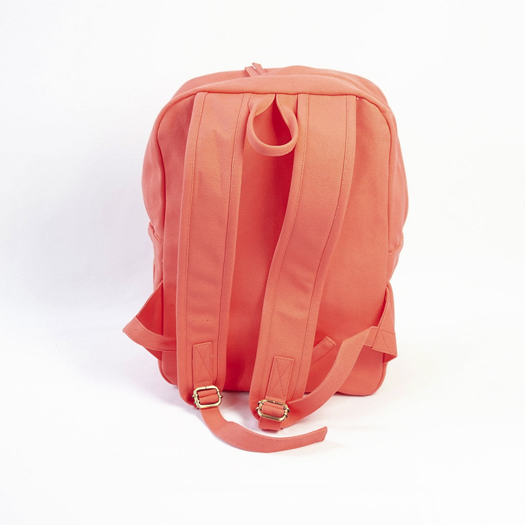 Backpack LUCIEN, red terracotta, organic cheapest cotton