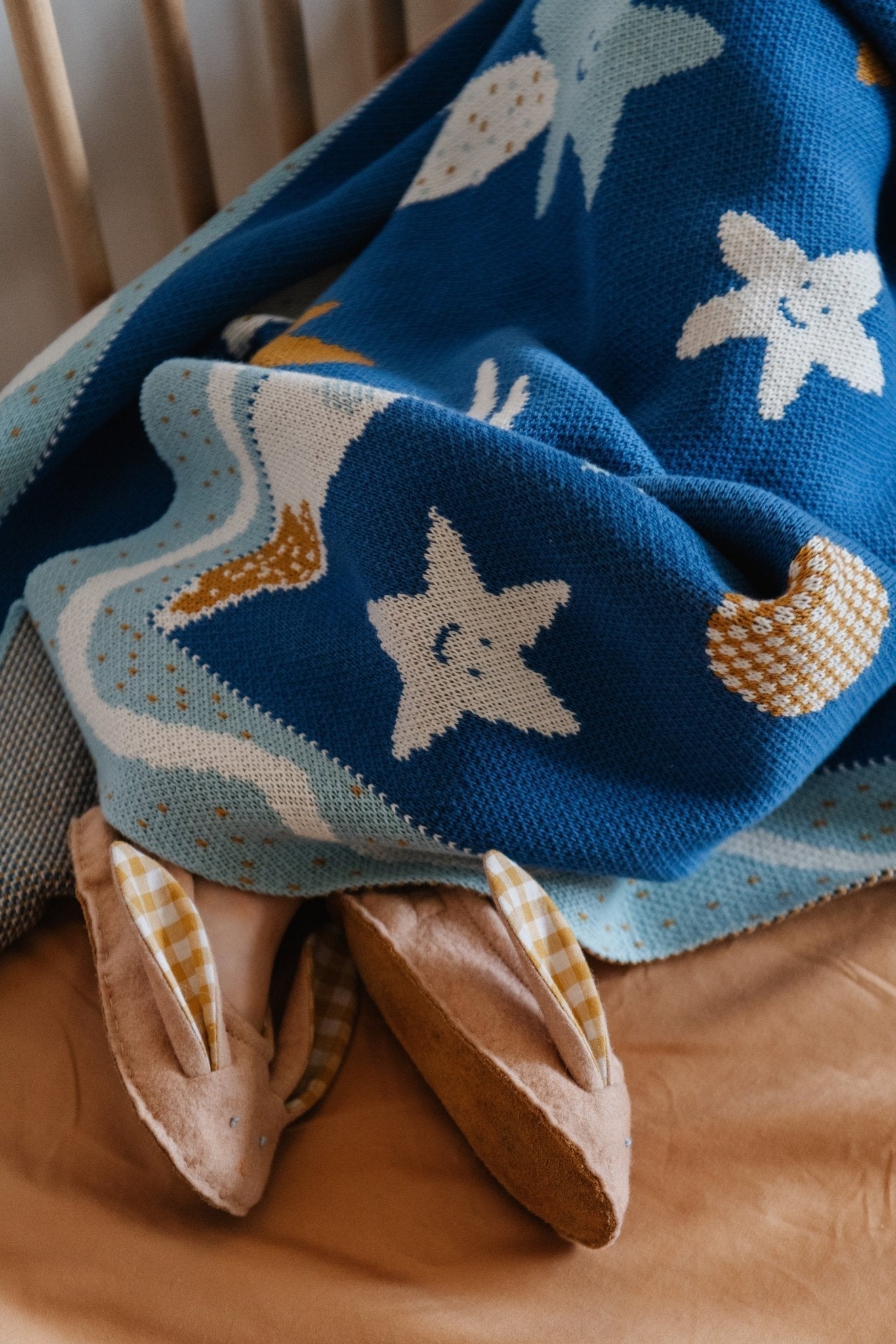 Biquette Night Sky Knit Midi Blanket - Artist Collection