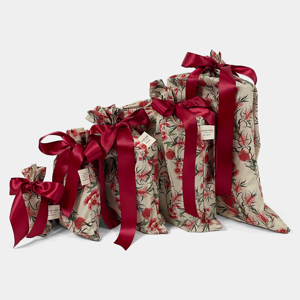 Australian Eucalyptus Reusable Gift Bag Set