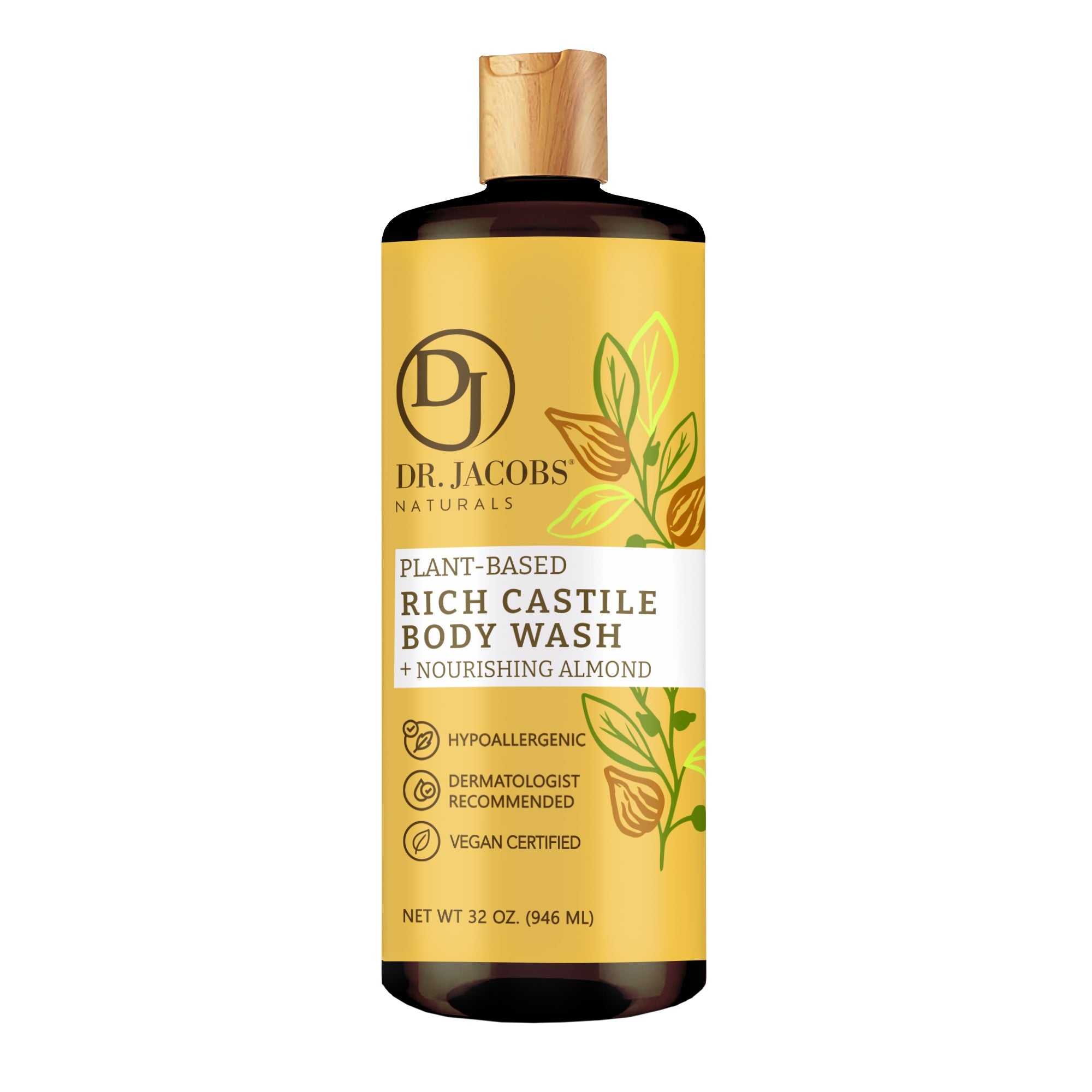 Dr. Jacobs Naturals Almond Castile Body Wash