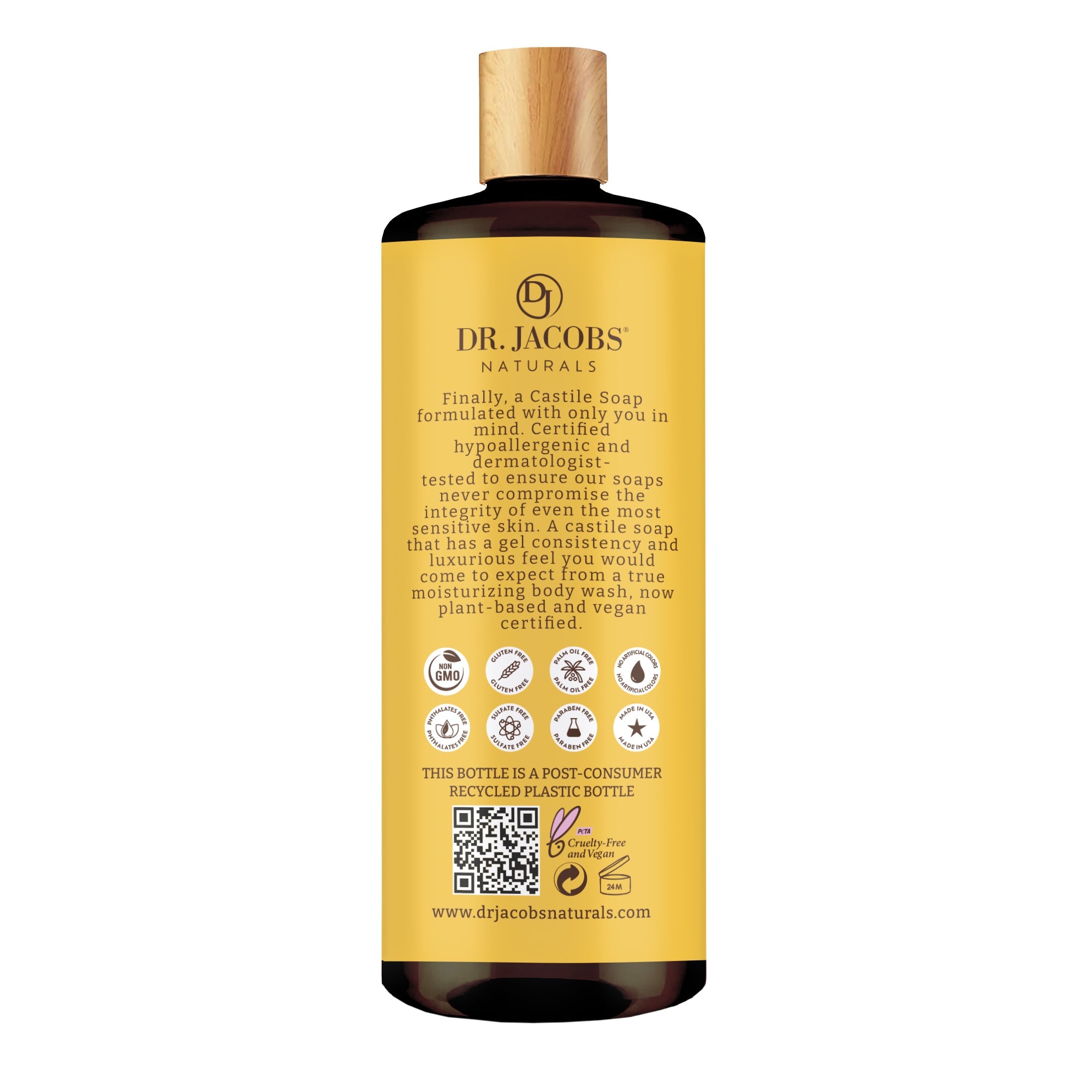 Dr. Jacobs Naturals Almond Castile Body Wash